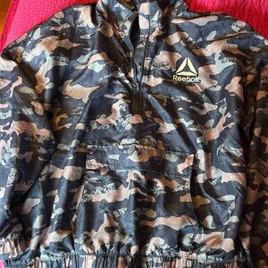 Reebok Kids Camo Jacket - Black and Brown